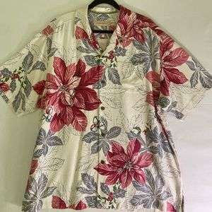 Tommy Bahama silk Holiday Shirt, men’s XL